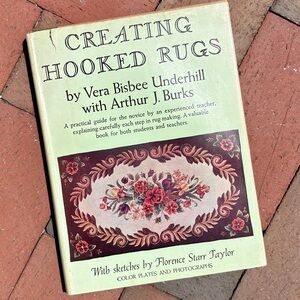 1951 Creating Hooked Rugs Rug Making MCM Mid Century Crafts